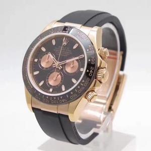 JF produziu série Rolex Daytona Totalmente funcional disponível O relógio mecânico de fita masculina de alta qualidade no mercado