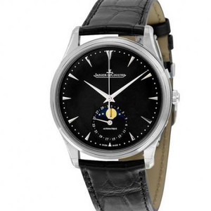 ZF fábrica Jaeger-LeCoultre Master Series 1368470 lua phase function men A versão mais recente da réplica superior de relógios mecânicos.