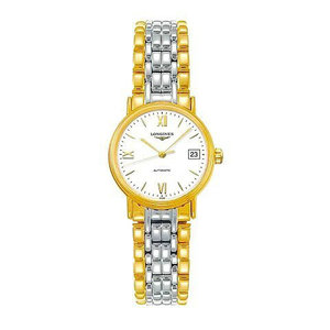 Longines Magnificent Series Ladies Relógio mecânico Relógio mecânico automático de ouro 18k.