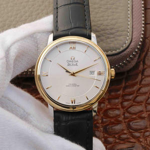 TW Omega De Ville Série 18k Ouro Relógio Mecânico Masculino Novo Die Fei