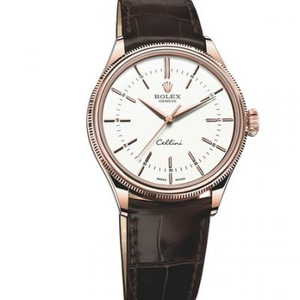 NB Rolex Rolex Cellini série 50505 réplica 3132 movimento mecânico automático cowhide strap relógio masculino.