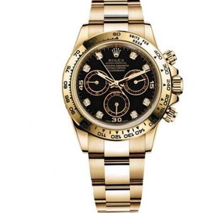 JH Factory Rolex V7 Edition Universe Chronograph Full Gold Daytona 116508-0008 Relógio Mecânico Masculino