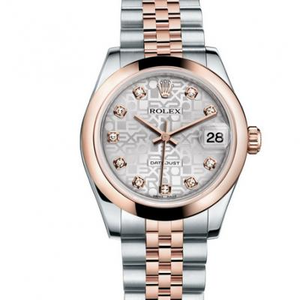 Rolex Ladies Datejust 178241 Automatic Mechanical Movement, Ladies Watch, Inoxidável e Correia