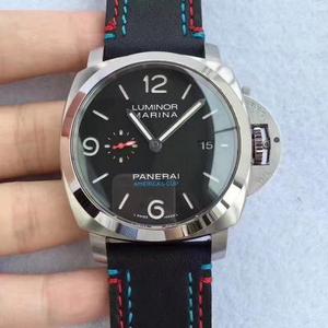 Um pouco vermelho na fábrica de SF de arbusto preto Panerai PAM00727 Panerai 2017SIHH mais recente lançamento-America's Cup novo relógio de edição limitada