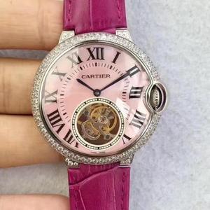 A TF produziu um novo produto Da série de balões azuis Cartier, com um relógio de cinto de versão top tourbillon feminino