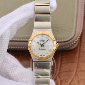 TW Omega Women's Constellation Series 27mm Quartz Watch Original One-to-One Model Inoxidless Steel Strap