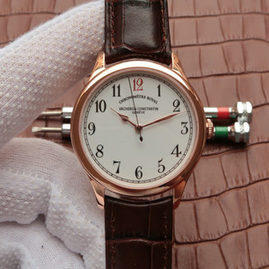 Vacheron Constantin série histórica 86122/000R-9286 mecânica masculino relógio superfície branca