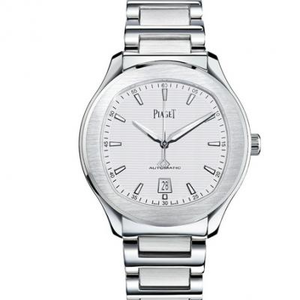 Piaget POLO S série G0A41001 máquina totalmente automática, modelo de aço branco, nunca desvanece