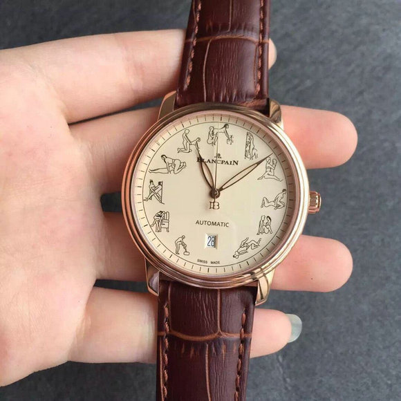 O novo relógio Blancpain Erotica usa sentimentos, produzido pela fábrica MK, tamanho 38x11.5mm  Clique na imagem para fechar