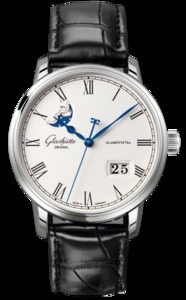 V9 Glashütte Original Member 1-36-04, Мужские автоматические механические часы Double Jump Big Date