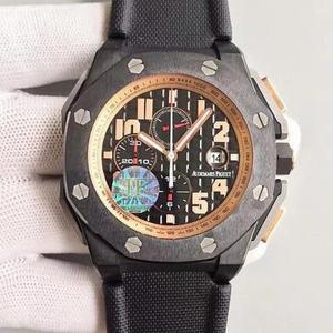 [JF] Audemars Piguet Arnold Schwarzenegger Royal Oak Offshore Audemars Piguet AP с хронографом, механизм с черным ремешком