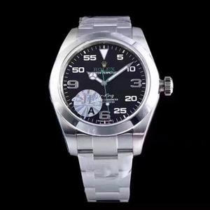 JF Factory Rolex Airmaster 3131 Движение Super Luminous 40mm Мужские часы.