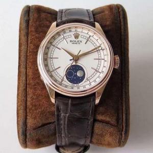 RXW Rolex Cellini Series 50535 Мужские механические часы Moon Phase Многофункциональные часы True Moon Phase