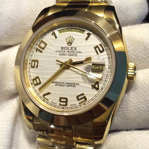 Золотые часы Rolex 1: 1 лучшее соответствие, все золотые машины Yuanrui