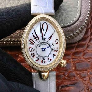 Breguet napolitanska damklocka, högkvalitativ dammekanik 18k guld