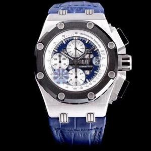 JF-butik AP Audemars Piguet RB2-serie utrustad med en kopia av den ursprungliga Audemars Piguet Cal.3126 automatisk kronograf rörelse stålkåpa keramisk ring.