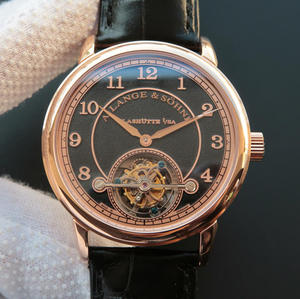 LH Lange 1815-serien 730.32 sandblåst manuell tourbillon-rörelse för manuell armbandsur