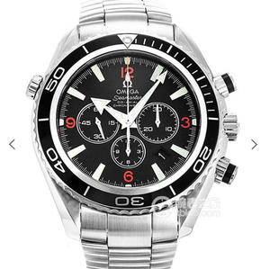 Omega Seamaster Serie Automatisk mekanisk kronograf 7750 rörelse keramisk ring rostfri spännband mäns klocka.