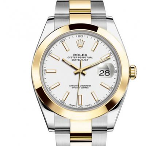 Rolex Datejust Series 126303-0015 Mäns Watch Vit Tallrik.