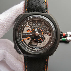 XF-fabriken SEVENFRIDAY sju fredag u200bu200bnya automatiska mekaniska mäns läder ogenomträngliga klocka