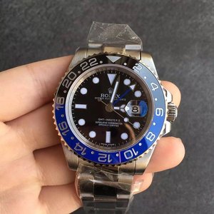 Rolex Greenwich GMT Blue and Black Cola Ring Automatic Mechanical Watch at Factory N Producerad av Factory N