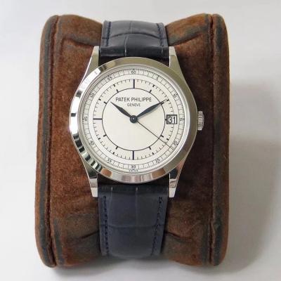 ZF Factory Patek Philippe Klassisk Watch Series 5296G-010 Mäns mekaniskklocka (Platinum Edition) The Pinnacle - Klicka på bilden för att stänga